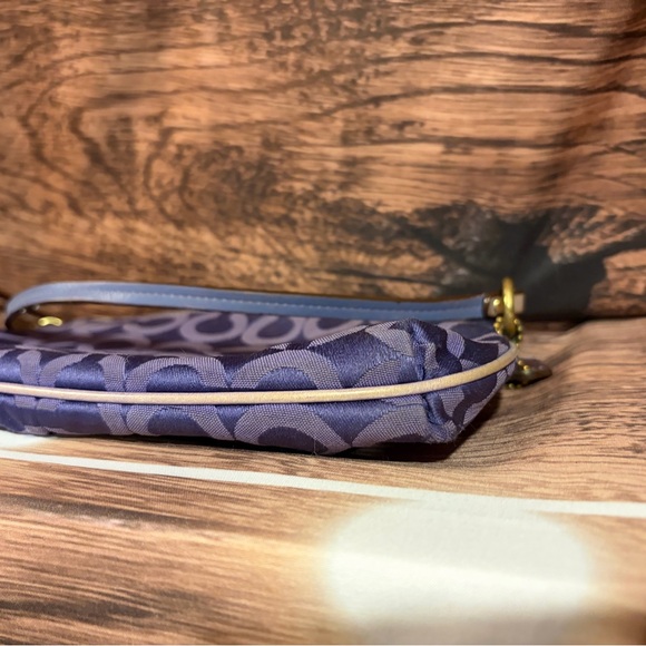 Coach Blue Patterned Clutch - Picture 13 of 16